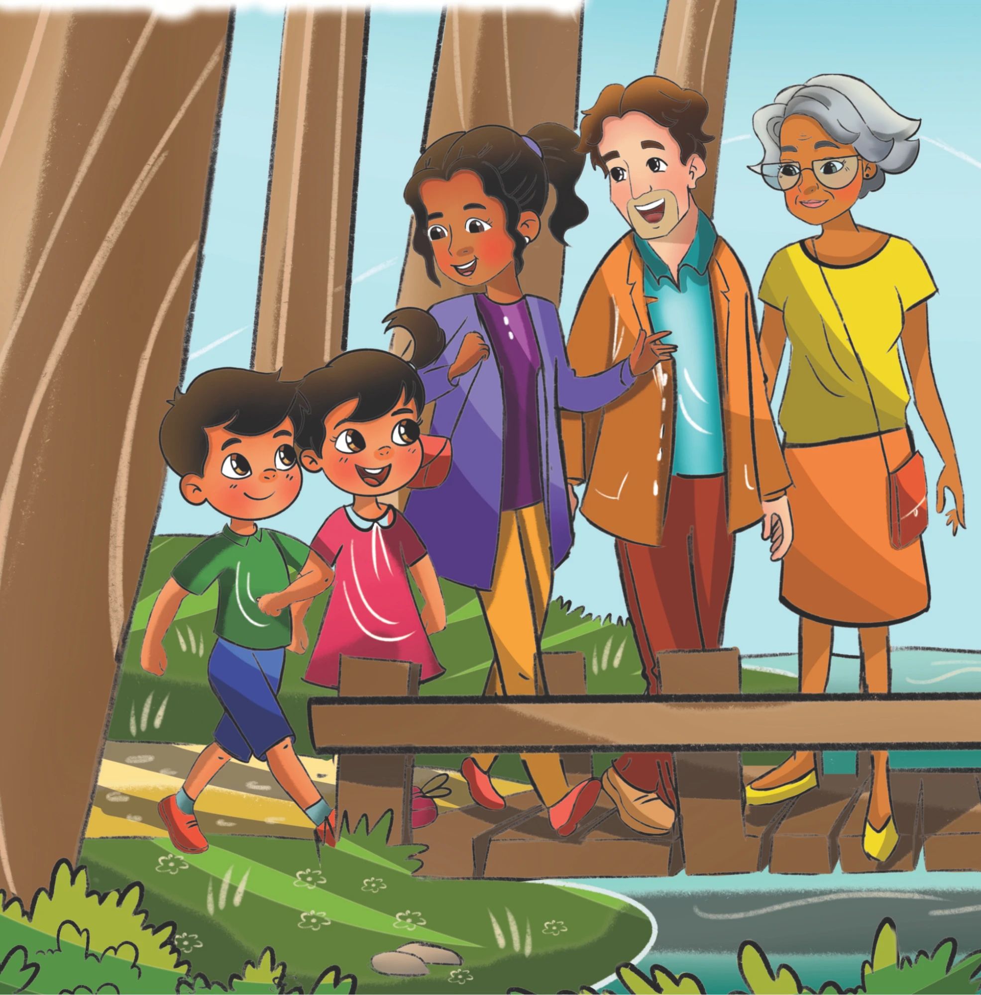 Sam and Sophie's warm multicultural family